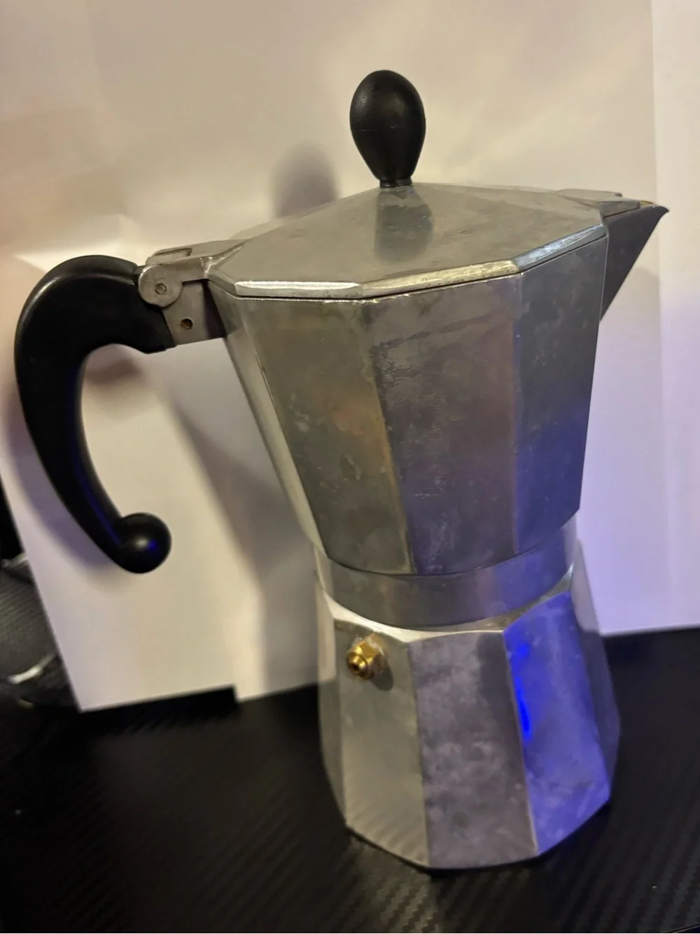 One Cup Aluminum Stovetop Moka Pot Coffee Maker